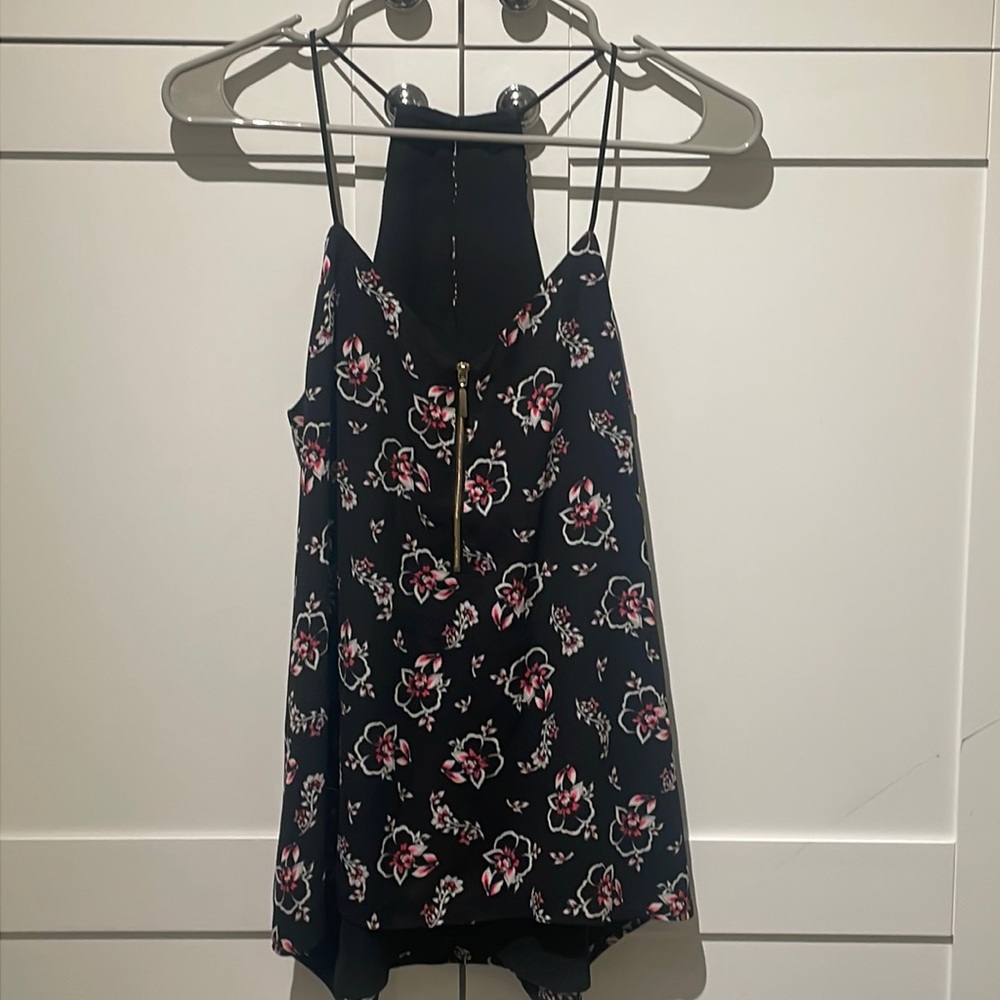 NWOT express halter floral downtown cami